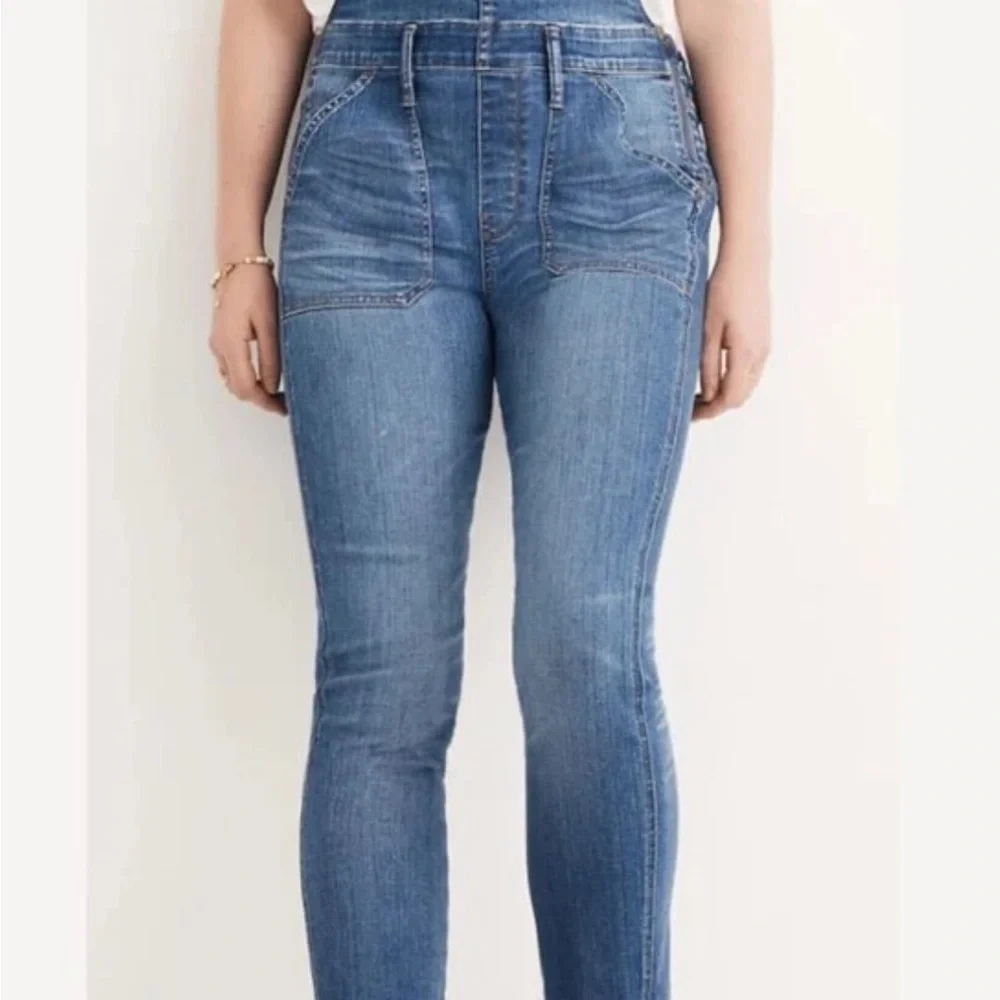 Madewell Women's Classic Blue Denim‎ Overalls. Small Petite. EUC